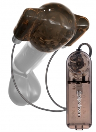 Дымчатый вибростимулятор головки пениса Dual Vibrating Head Teaser - Pipedream - в Сызрани купить с доставкой