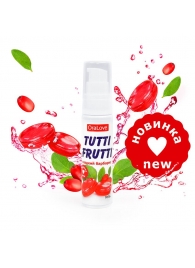 Гель-смазка Tutti-frutti со вкусом барбариса - 30 гр. - Биоритм - купить с доставкой в Сызрани