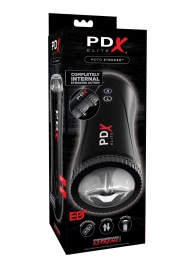 Черный автоматический мастурбатор-ротик Moto Stroker - Pipedream - в Сызрани купить с доставкой