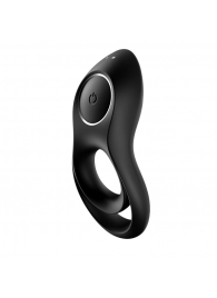 Черное эрекционное виброкольцо Legendary Duo - Satisfyer - в Сызрани купить с доставкой