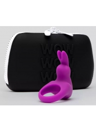 Фиолетовое эрекционное виброкольцо Happy Rabbit Cock Ring Kit - Happy Rabbit - в Сызрани купить с доставкой