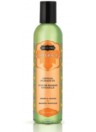 Массажное масло Naturals Tropical Mango с ароматом манго - 236 мл. - Kama Sutra - купить с доставкой в Сызрани