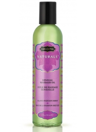 Массажное масло Naturals Island Passion Berry с ароматом тропических фруктов - 236 мл. - Kama Sutra - купить с доставкой в Сызрани