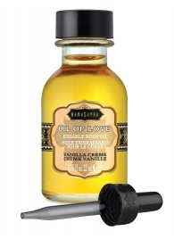 Масло для ласк с ароматом ванили Oil of Love Vanilla Creme - 22 мл. - Kama Sutra - купить с доставкой в Сызрани