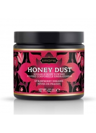 Пудра для тела Honey Dust Body Powder с ароматом клубники - 170 гр. - Kama Sutra - купить с доставкой в Сызрани