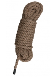 Пеньковая веревка для связывания Hemp Rope - 5 м. - Easy toys - купить с доставкой в Сызрани