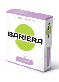 Классические презервативы Bariera Classic - 3 шт. - Bariera - купить с доставкой в Сызрани