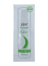 Лубрикант на водной основе pjur WOMAN Aloe - 2 мл. - Pjur - купить с доставкой в Сызрани