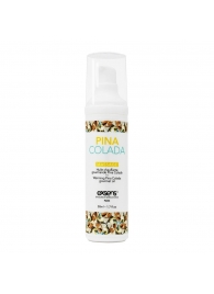 Разогревающее массажное масло с ароматом пина колада Gourmet Pina Colada - 50 мл. - Exsens - купить с доставкой в Сызрани