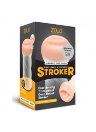 Мастурбатор-ротик ZOLO DEEP THROAT - Zolo - в Сызрани купить с доставкой