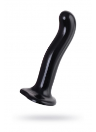 Черный стимулятор для пар P G-Spot Dildo Size M - 18 см. - Strap-on-me - в Сызрани купить с доставкой