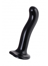 Черный стимулятор для пар P G-Spot Dildo Size M - 18 см. - Strap-on-me - в Сызрани купить с доставкой