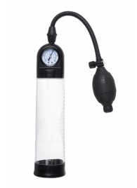 Прозрачная механическая помпа Roald с манометром - Sexus - в Сызрани купить с доставкой
