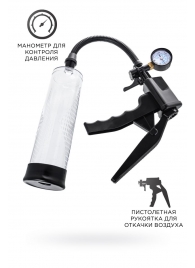 Прозрачная механическая помпа для пениса Viggo - Sexus - в Сызрани купить с доставкой