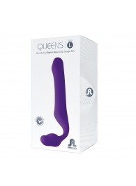 Фиолетовый безремневой страпон Queens L - Adrien Lastic - купить с доставкой в Сызрани