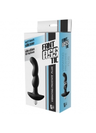 Черная вибропробка для простаты FantASStic Vibrating Prostate Plug - 14,5 см. - Dream Toys - в Сызрани купить с доставкой