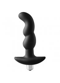 Черная вибропробка для простаты FantASStic Vibrating Prostate Plug - 14,5 см. - Dream Toys - в Сызрани купить с доставкой