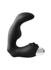 Черный вибромассажер простаты FantASStic Vibrating Prostate Massager - 11,3 см. - Dream Toys - в Сызрани купить с доставкой