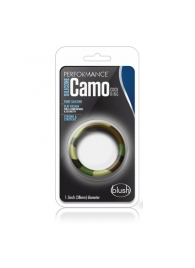 Эрекционное кольцо камуфляжной расцветки Silicone Camo Cock Ring - Blush Novelties - в Сызрани купить с доставкой