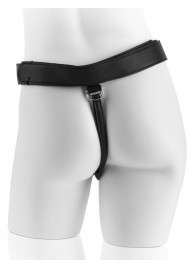Страпон с телесной насадкой 7  Uncut with Strap on Harness - 18 см. - Pipedream - купить с доставкой в Сызрани