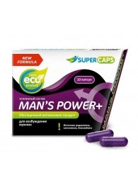 Возбуждающее средство для мужчин Mans Power plus - 10 капсул (0,35 гр.) +1 в подарок - SuperCaps - купить с доставкой в Сызрани