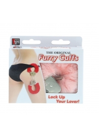 Металлические наручники с розовой меховой опушкой METAL HANDCUFF WITH PLUSH PINK - Dream Toys - купить с доставкой в Сызрани