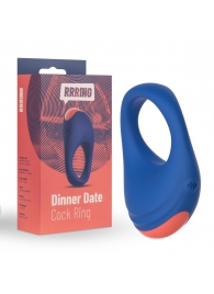 Синее эрекционное кольцо RRRING Dinner Date Cock Ring - FeelzToys - в Сызрани купить с доставкой