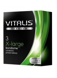 Презервативы увеличенного размера VITALIS PREMIUM x-large - 3 шт. - Vitalis - купить с доставкой в Сызрани