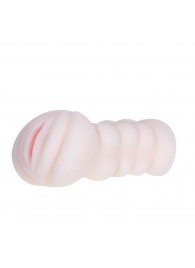 Рифленый мастурбатор-вагина из реалистичного материала - Baile - в Сызрани купить с доставкой