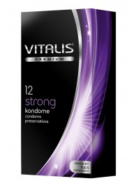 Презервативы с утолщённой стенкой VITALIS PREMIUM strong - 12 шт. - Vitalis - купить с доставкой в Сызрани