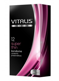Ультратонкие презервативы VITALIS PREMIUM super thin - 12 шт. - Vitalis - купить с доставкой в Сызрани