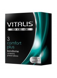 Контурные презервативы VITALIS PREMIUM comfort plus - 3 шт. - Vitalis - купить с доставкой в Сызрани