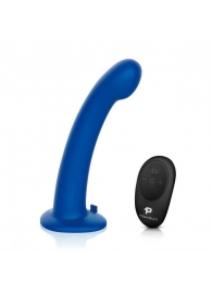 Синяя насадка Remote Control P-Spot G-Spot с черными трусиками - 20 см. - Pegasus - купить с доставкой в Сызрани