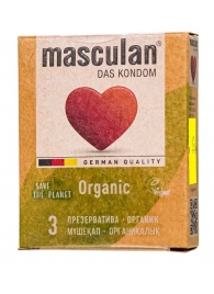 Экологически чистые презервативы Masculan Organic - 3 шт. - Masculan - купить с доставкой в Сызрани