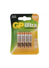 Батарейки алкалиновые GP Ultra Alkaline 24А AАA/LR03 - 4 шт. - Элементы питания - купить с доставкой в Сызрани