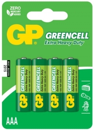 Батарейки солевые GP GreenCell AAA/R03G - 4 шт. - Элементы питания - купить с доставкой в Сызрани