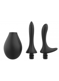 Черный анальный душ Nexus Anal Douche Set с 2 сменными насадками - Nexus Range - купить с доставкой в Сызрани