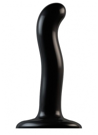 Черный фаллоимитатор-насадка Strap-On-Me P G spot Dildo size S - 16,4 см. - Strap-on-me - купить с доставкой в Сызрани