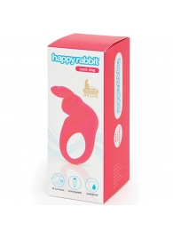 Розовое эрекционное виброкольцо Happy Rabbit Rechargeable Rabbit Cock Ring - Happy Rabbit - в Сызрани купить с доставкой