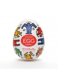 Мастурбатор-яйцо Keith Haring EGG DANCE - Tenga - в Сызрани купить с доставкой