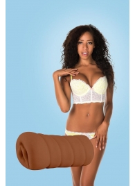 Коричневый мастурбатор-вагина BRIANNA - Dream Toys - в Сызрани купить с доставкой