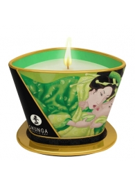 Массажная свеча Exotic Green Tea с ароматом зелёного чая - 170 мл. - Shunga - купить с доставкой в Сызрани