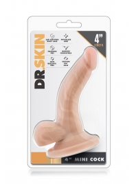 Телесный анальный фаллоимитатор 4 Inch Mini Cock - 12 см. - Blush Novelties