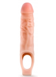 Телесная насадка на пенис 9 Inch Cock Sheath Extender - 22,2 см. - Blush Novelties - в Сызрани купить с доставкой