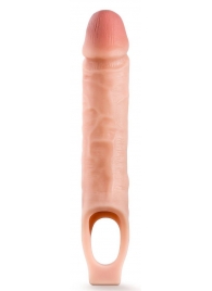 Телесная насадка на пенис 10 Inch Cock Sheath Extender - 25 см. - Blush Novelties - в Сызрани купить с доставкой