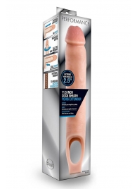 Телесная насадка на пенис 11.5 Inch Cock Sheath Penis Extender - 29,2 см. - Blush Novelties - в Сызрани купить с доставкой
