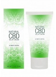 Крем-пролонгатор Natural CBD Delay Cream - 50 мл. - Shots Media BV - купить с доставкой в Сызрани