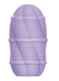 Сиреневый мастурбатор-яйцо Smooth Stripes - Baile - в Сызрани купить с доставкой