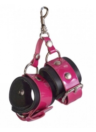 Розово-черный брелок  Наручники - Sitabella - купить с доставкой в Сызрани