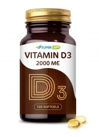 Пищевая добавка SuperCaps VITAMIN D3 2000 ME - 120 капсул - SuperCaps - купить с доставкой в Сызрани